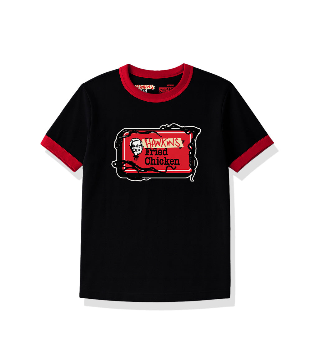 HAWKINS FRIED CHICKEN LOGO TEE